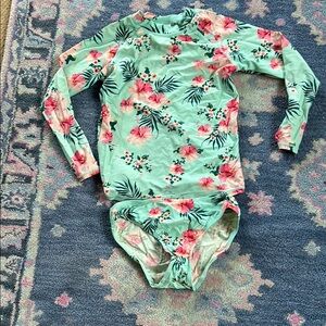 Floral Kids Swim Set